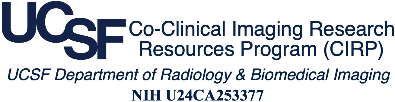 UCSF Co-Clinical Imaging Research Resources Program (CIRP) homepage